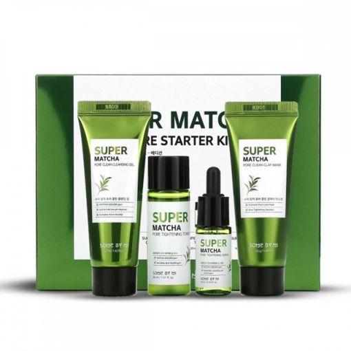 SOME BY MI SUPER MATCHA PORE CARE STARTER KIT (4components)