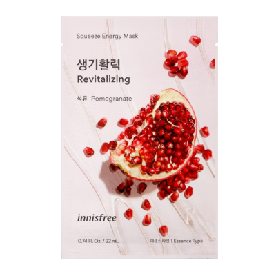 Innisfree. Squeeze Energy Mask_Pomegranate Face Mask Sheet